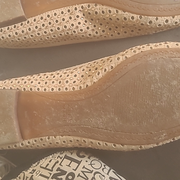 2/$25 Alex Marie suede rhinestone flats - Picture 4 of 4